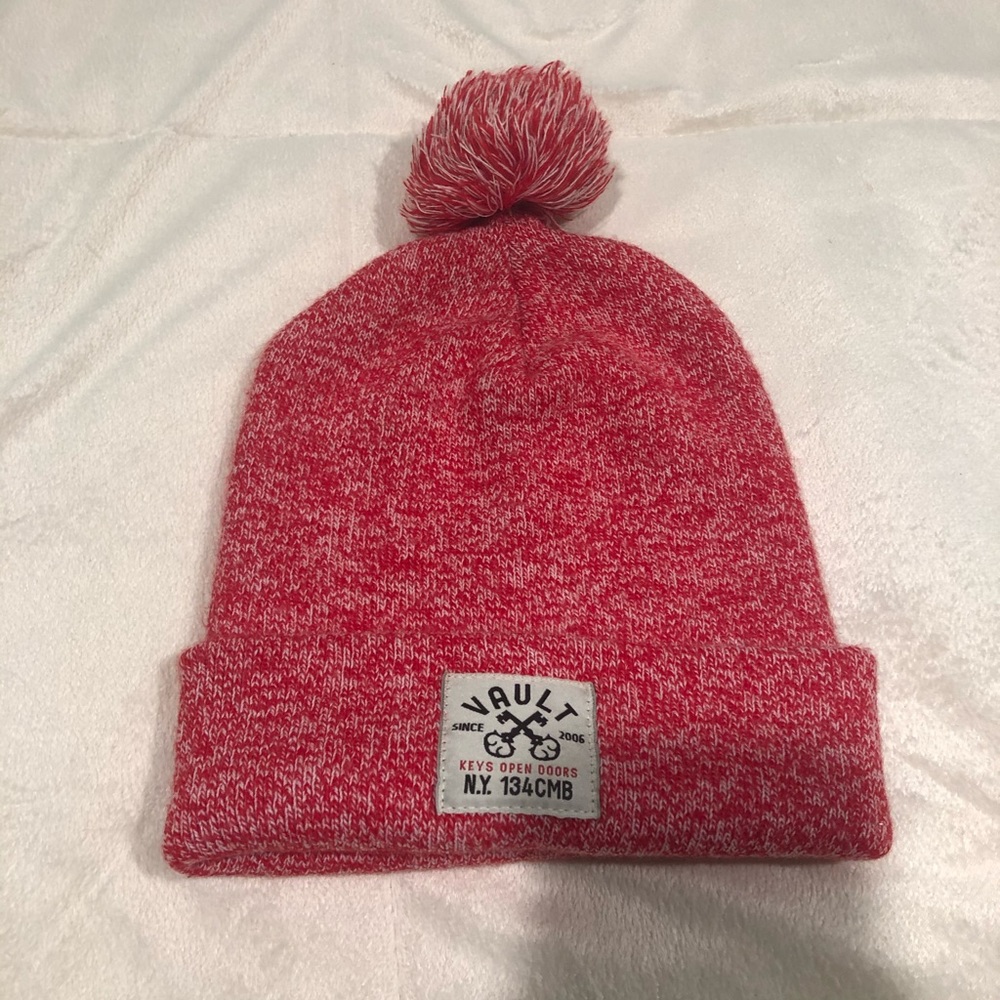 Vault Red Beanie NWOT